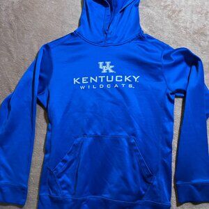 J2 Sport Men‎ Small UK Kentucky Wildcats Blue Lightweight Hoodie Long Sleeve (O)